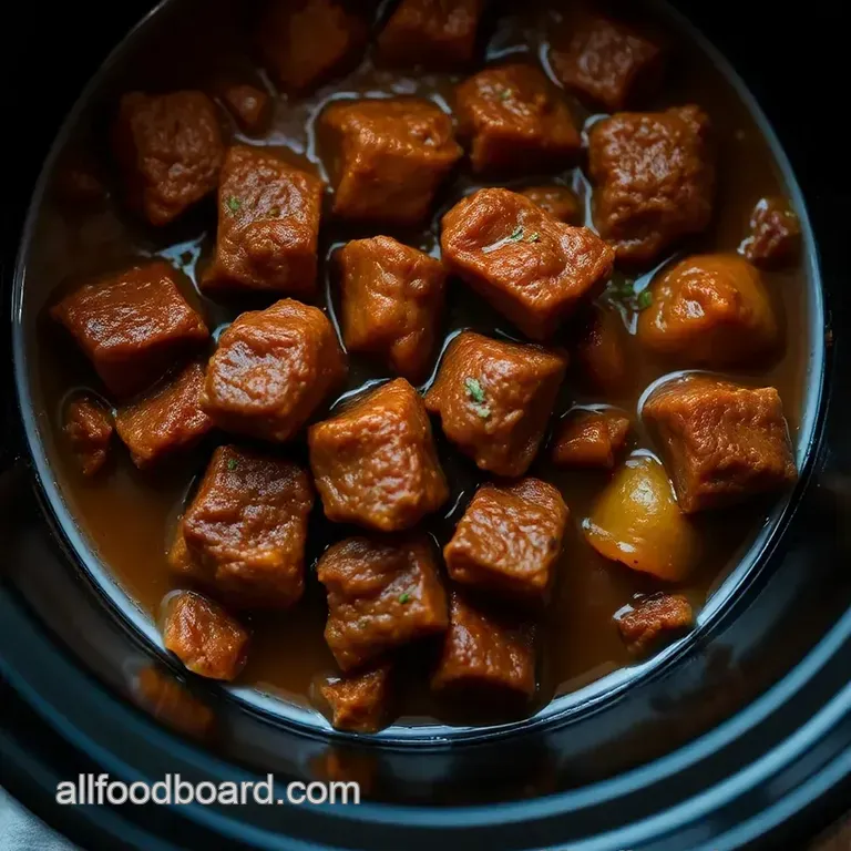 Slow-Cooked Moroccan Lamb Tagine presentation