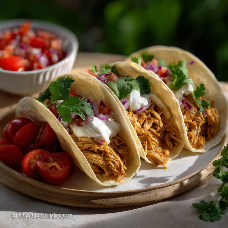 Slow Cooker Chicken Tacos Effortless Flavor presentation