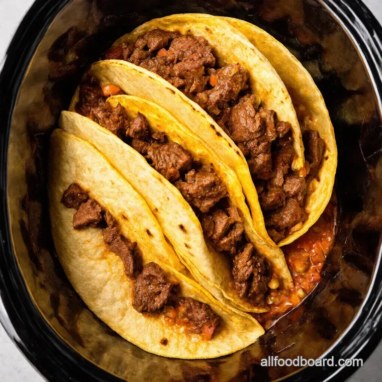 Slow Cooker Fiesta Seriously Delicious Pulled Beef Tacos