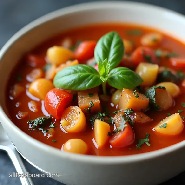 Easy Slow Cooker Minestrone Soup Recipe SetandForget Comfort The Set It and Forget It Slow Cooker Minestrone A Rustic Italian Vegetable Feast