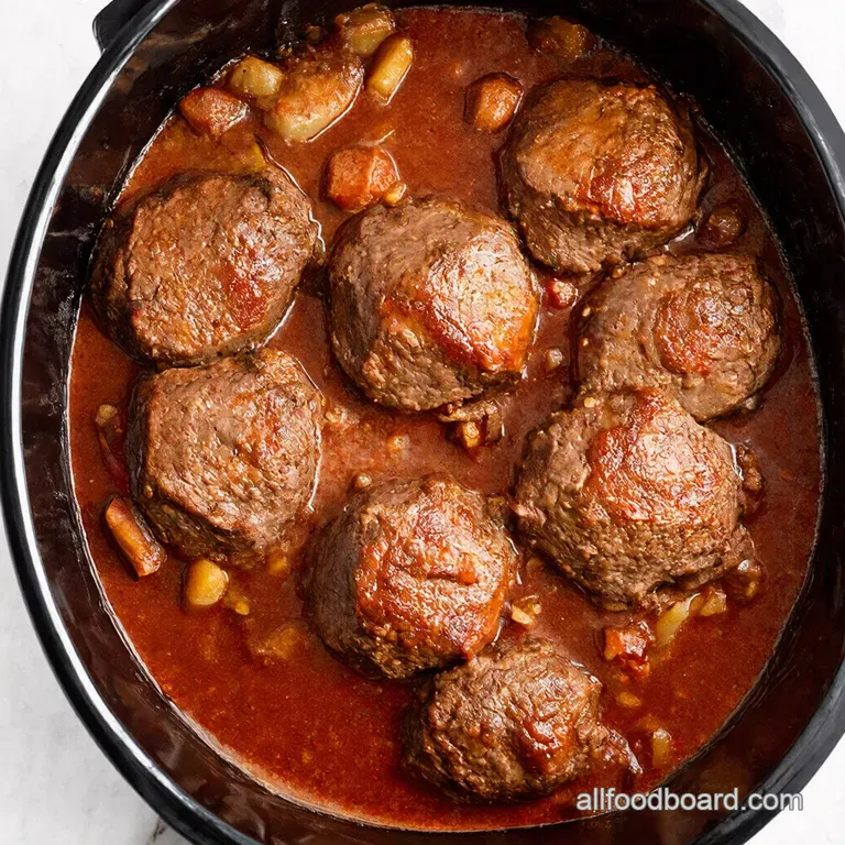 Easy Slow Cooker Salisbury Steak Proper Comfort Food Slow Cooker Salisbury Steak