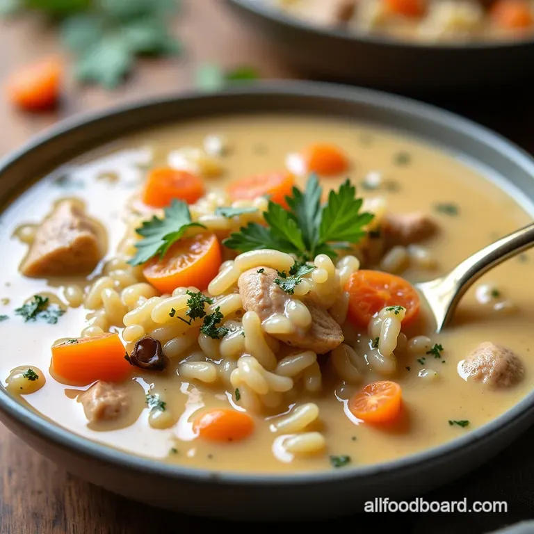 Easy Crockpot Creamy Chicken Wild Rice Soup Recipe Comfort Food Slow Cooker Sanctuary Creamy Chicken Wild Rice Soup