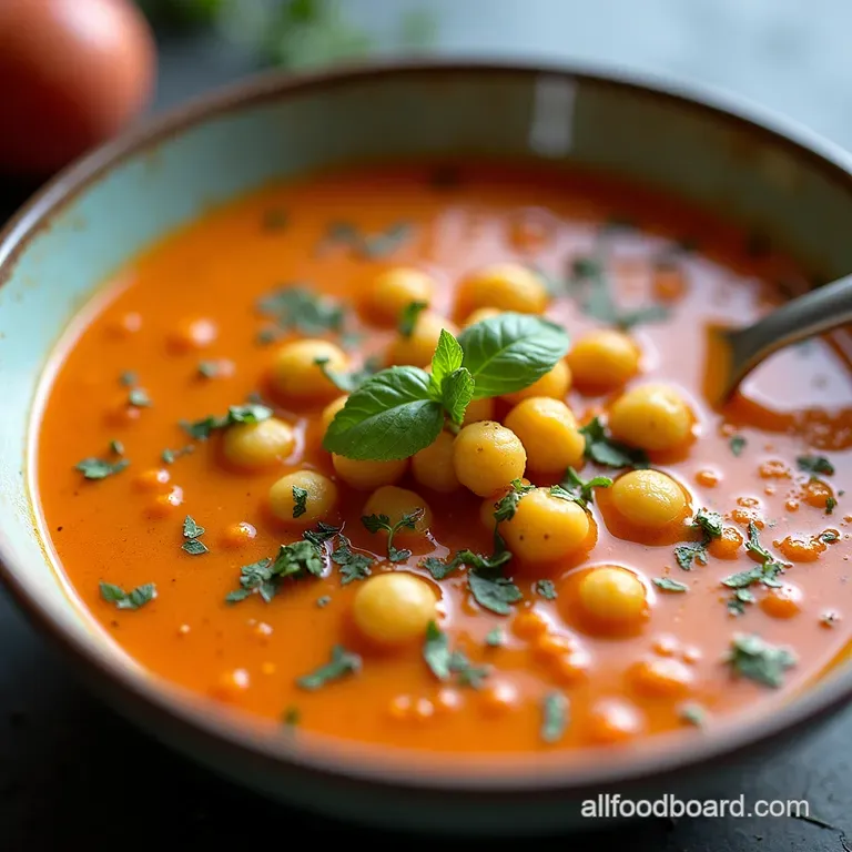 Smoked Paprika Chickpea Potato Soup Hearty Vegan Comfort Sunshine in a Bowl Rustic Mediterranean Chickpea Potato Soup with Smoked Paprika