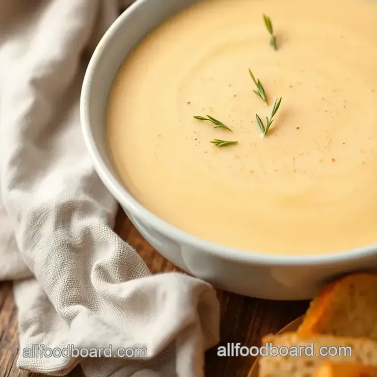 Luxe Smooth Crab Bisque with Creamy Flavor presentation