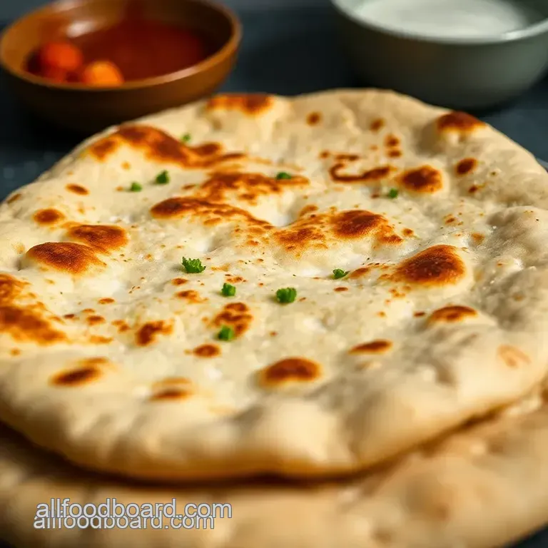 Soft and Fluffy Naan Bread: A Taste of India presentation