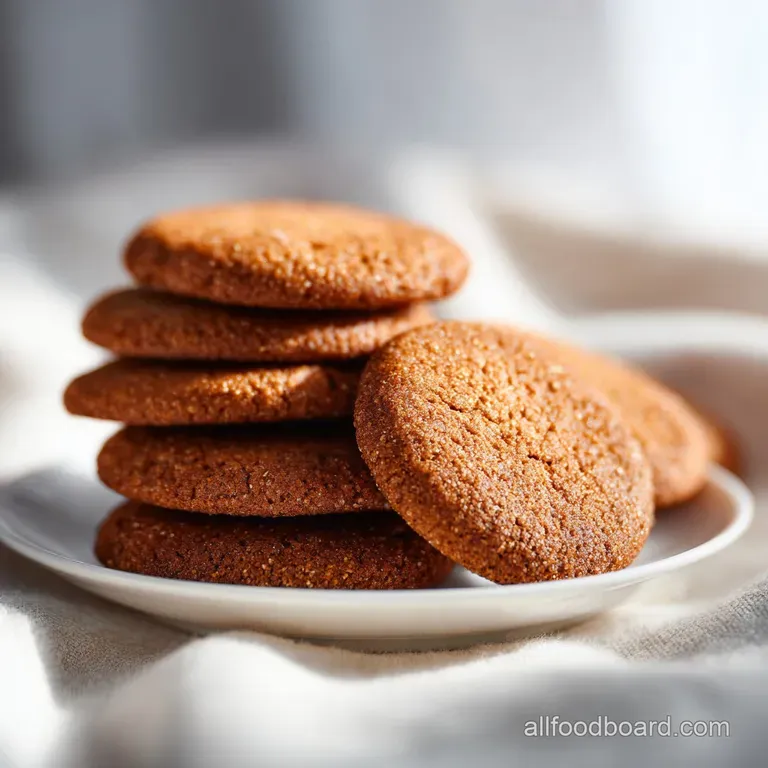Warm gingerbread cookie decorated with delicate white icing, displayed on a vintage plate with festive holiday decorations...