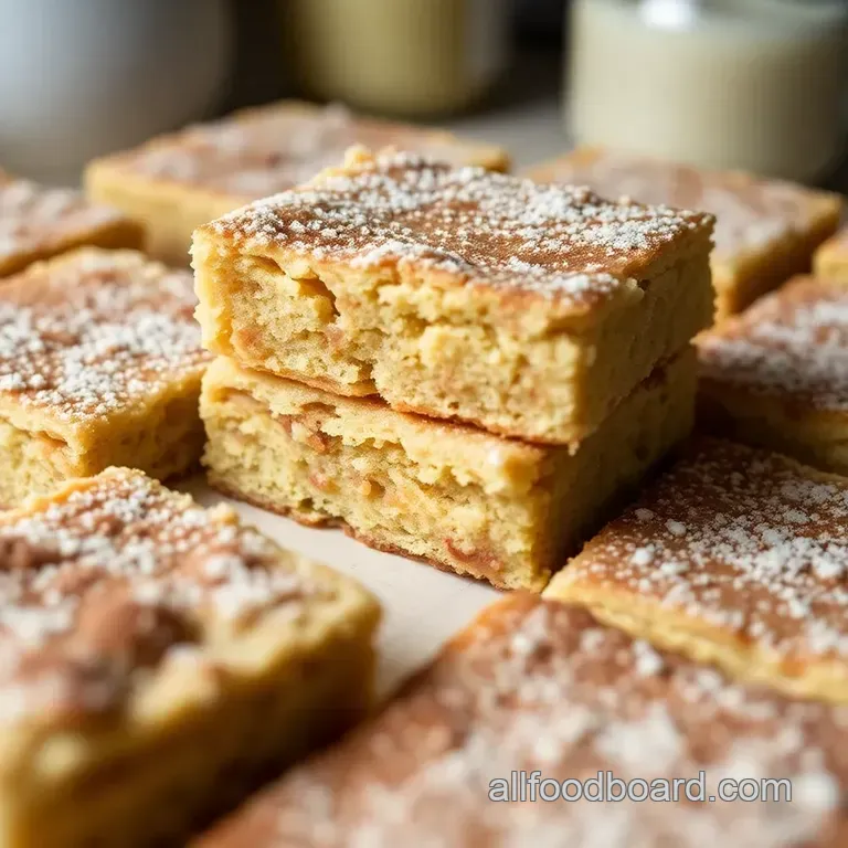 Soft Snickerdoodle Cookie Bars presentation