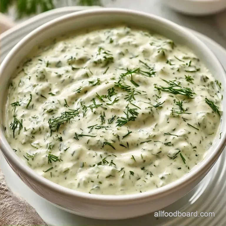 Sour Cream Dill Sauce in 15 Minutes