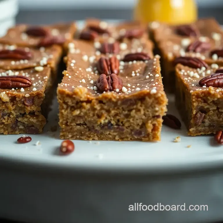 Southern Carolina Pecan Bars presentation