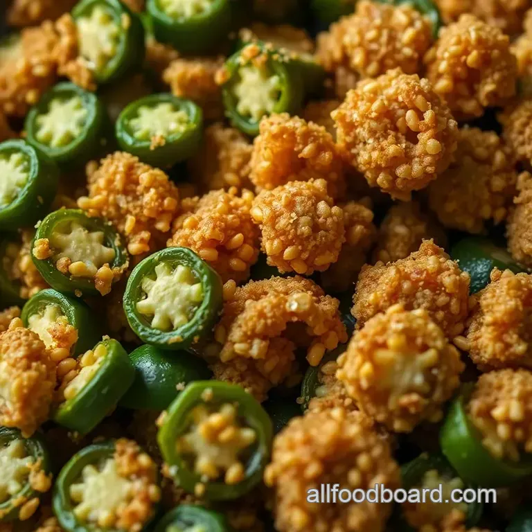 Southern Comfort: Crispy Fried Okra presentation