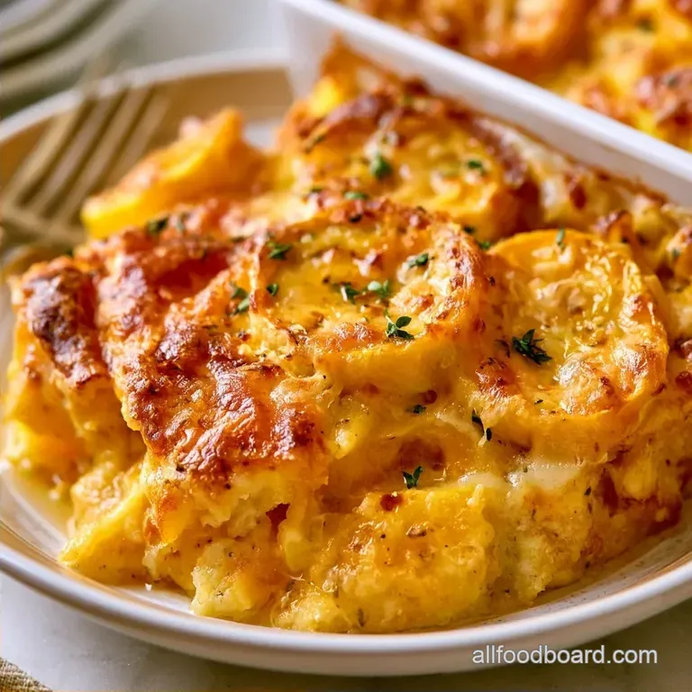 Southern Squash Casserole: Rich and Cheesy