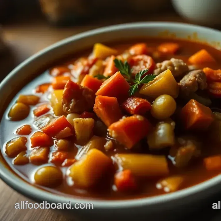Spanish Chicken Soup with Chorizo and Chickpeas