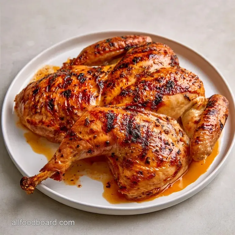 Spatchcocked Grilled Turkey with Wet Brine
