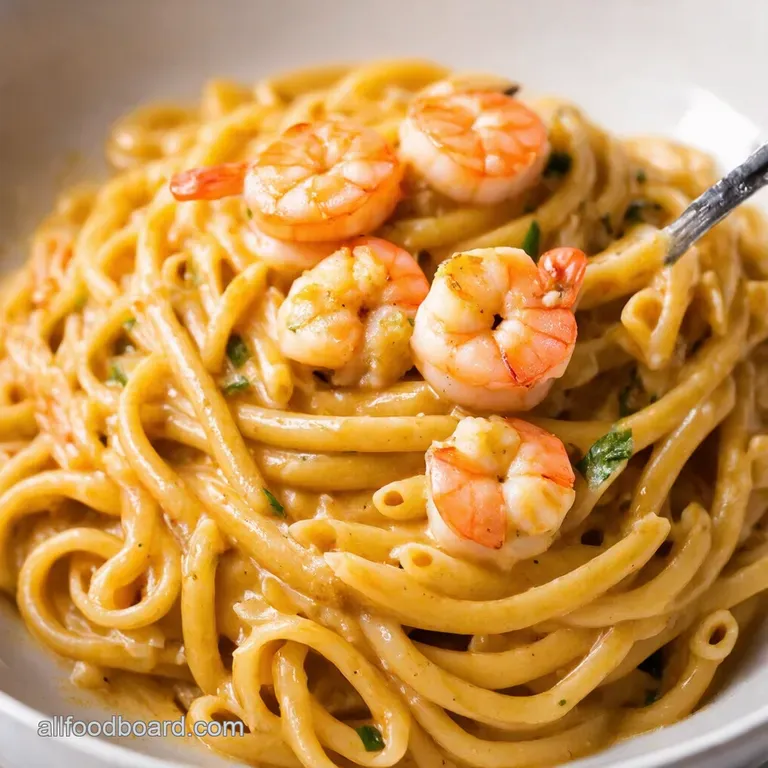 Speedy Garlic Butter Shrimp Pasta from Fridge to Fork in 30 Minutes presentation