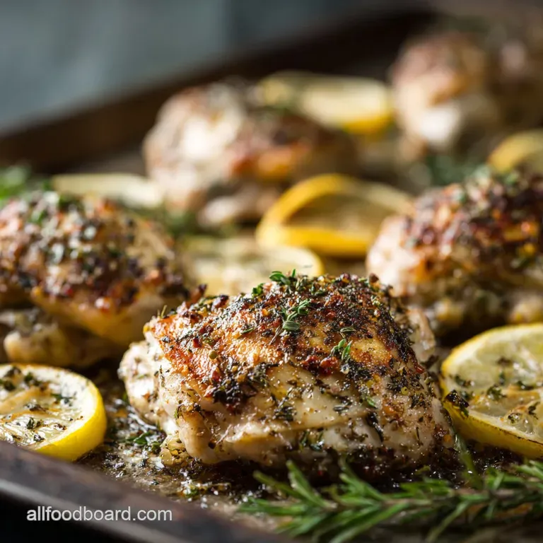 Speedy Sheet Pan Lemon Herb Chicken and Root Veggies