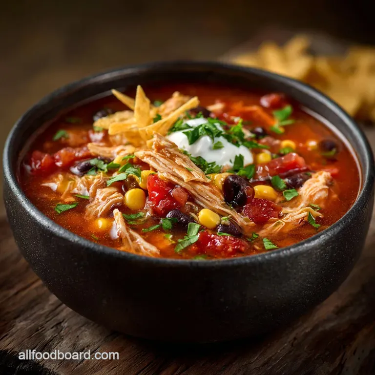 Chicken Taco Soup: Speedy Smoky Weeknight Winner presentation