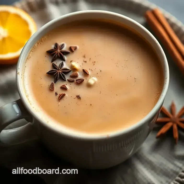 Spiced Chai Tea Latte Bliss presentation