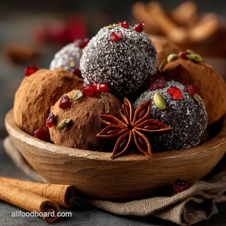 The Best Spiced Dark Chocolate Christmas Truffles Recipe