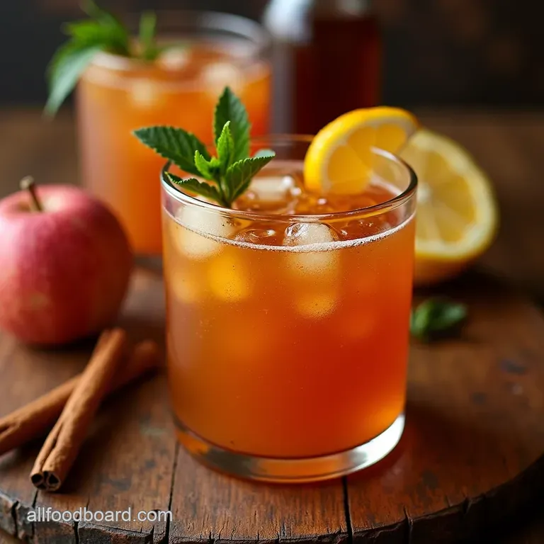 The Autumn Orchard Spiced Harvest Rum Punch The GrownUp Warmer presentation
