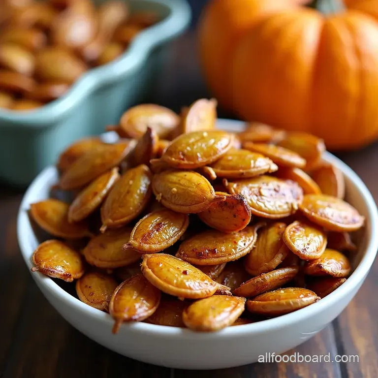 Maple Roasted Shelled Pumpkin Seeds Bonfire Night Treat Spiced Maple Roasted Pumpkin Seeds