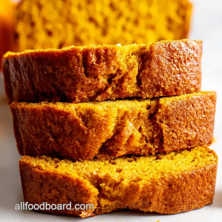 Spiced Pumpkin Bread Bliss presentation