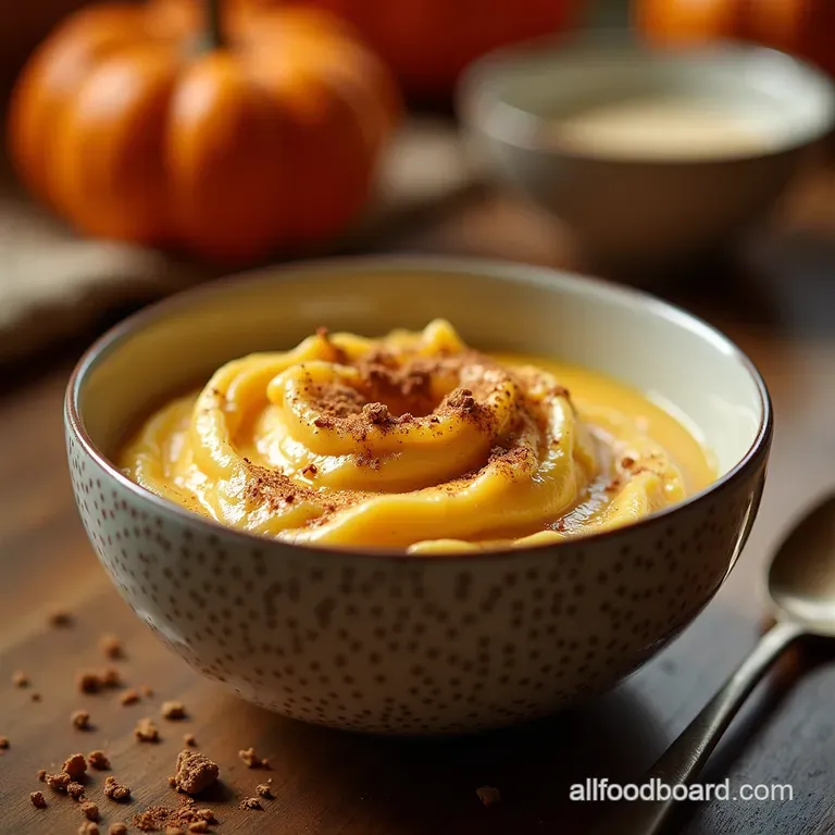 The Autumn Hug Bowl Creamy Spiced Pumpkin Cottage Cheese Breakfast presentation