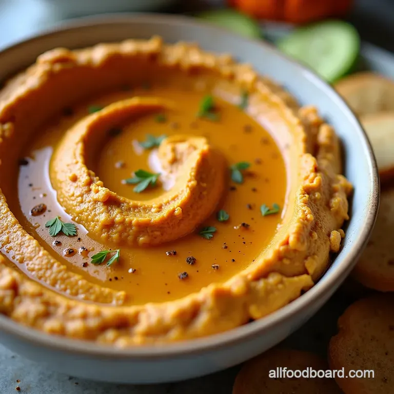 Spiced Pumpkin Pie Hummus