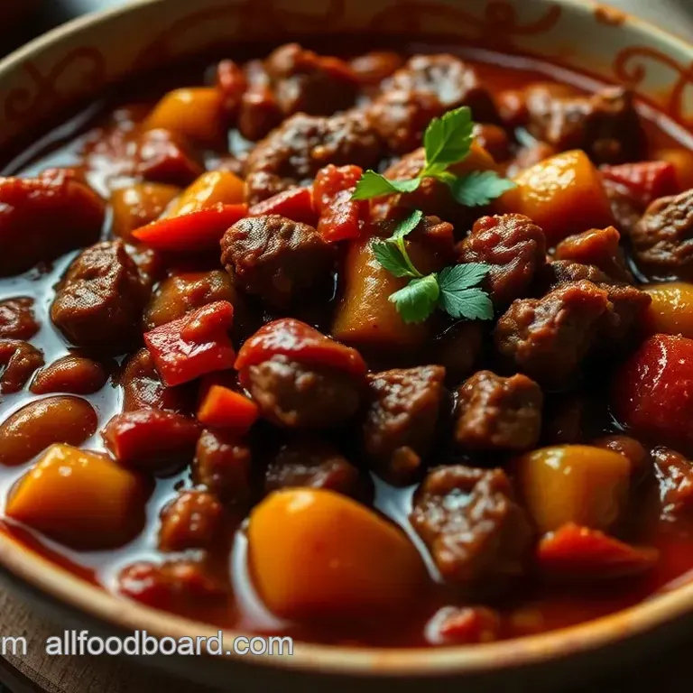 Spicy Chilli Beef Stew: A Hearty Comfort Dish with a Kick