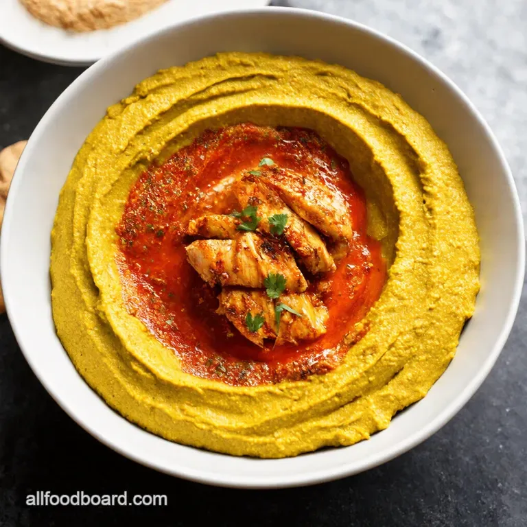 Spicy Hummus Chicken Bowls with Mediterranean Flair