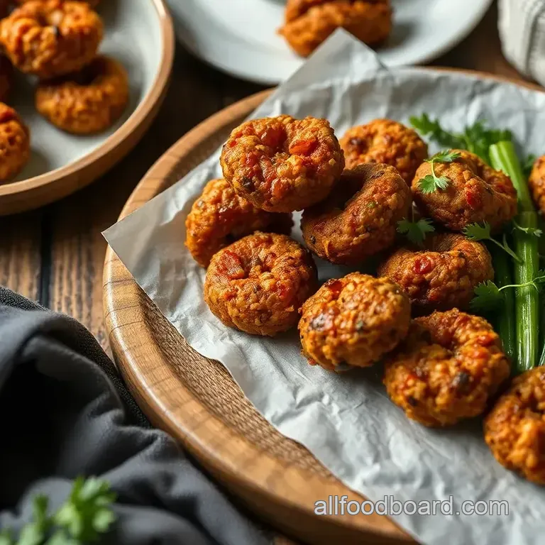 Fried Rattlesnake Bites with Spicy Flavor presentation