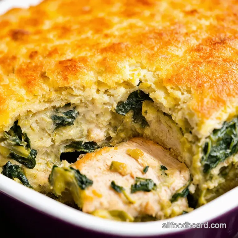Spinach Artichoke Chicken Bake