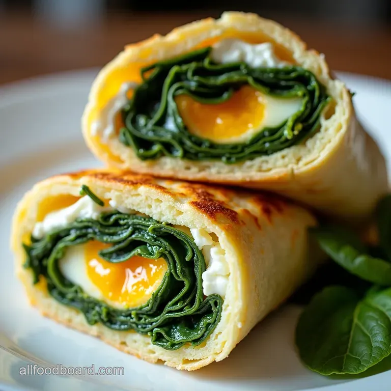 Spinach Feta Power Wrap Your GuiltFree Breakfast Hero