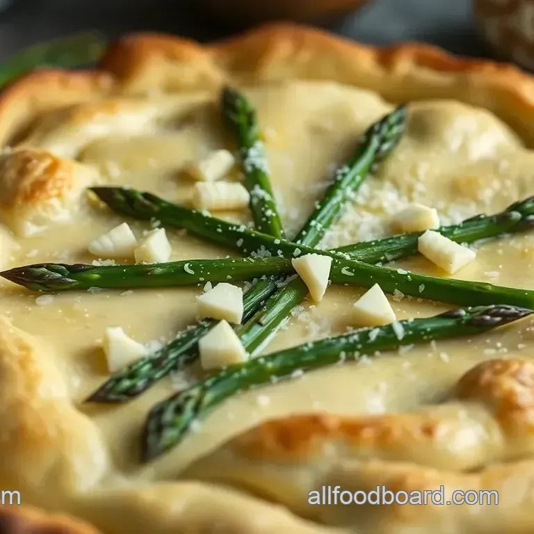 Spring Asparagus & Gruyere Tart with Lemon-Herb Crust