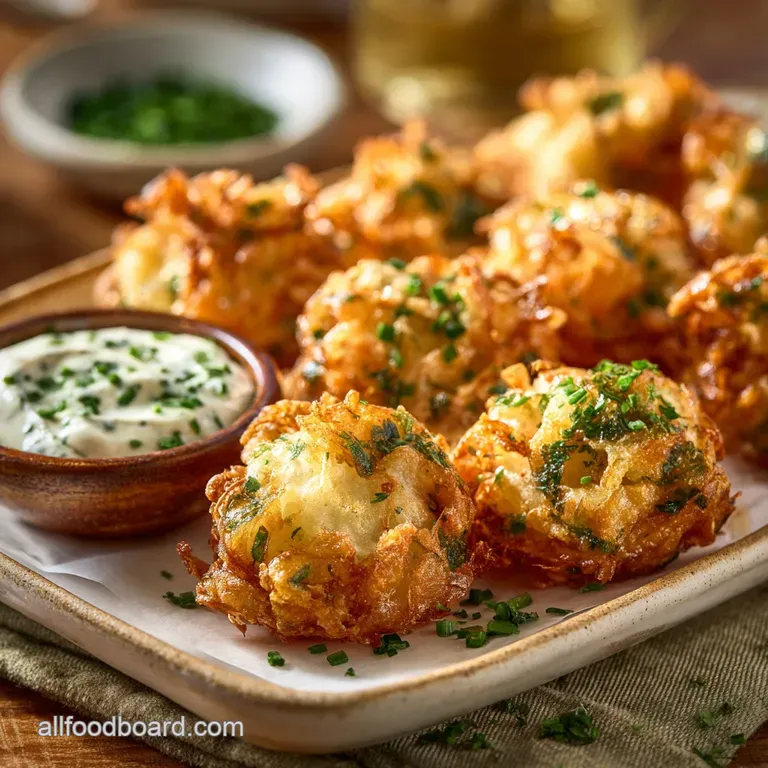 St Patricks Day Appetizer: Crispy Colcannon Puffs (Perfect Party Food) presentation