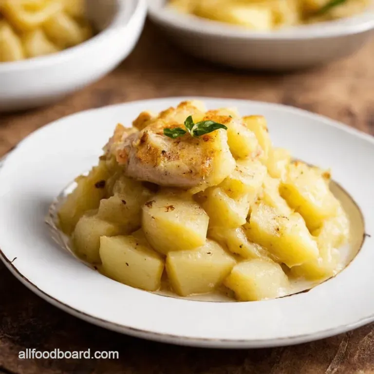 Steakhouse Style Potatoes Romanoff Creamiest Potato Dream presentation