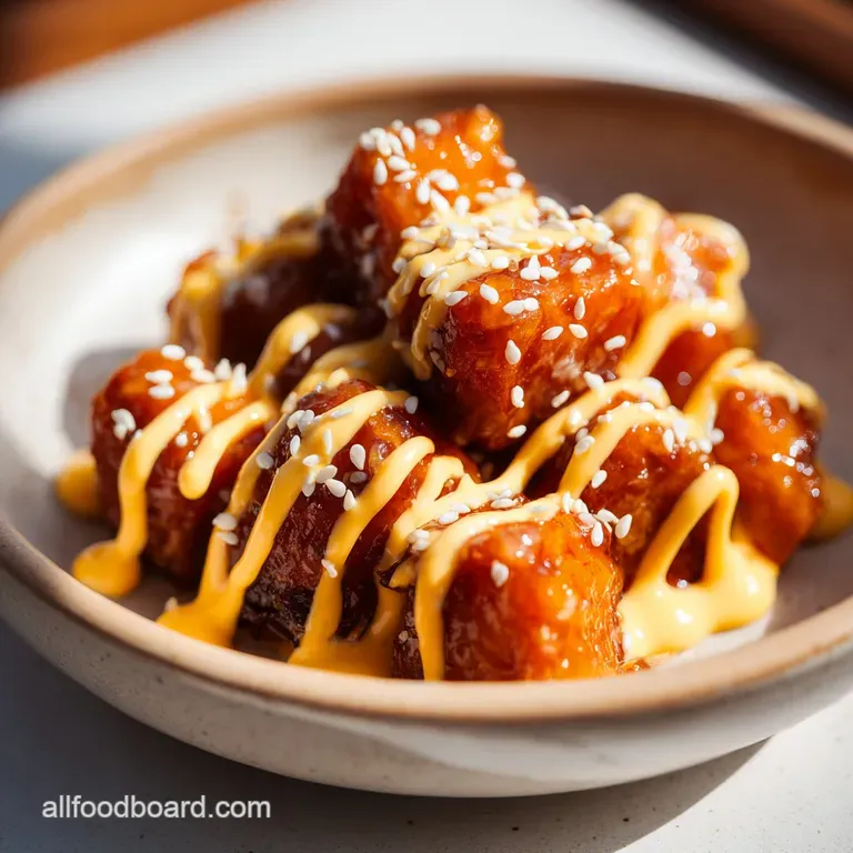 Sticky Chicken Bowl with Spicy Mayo