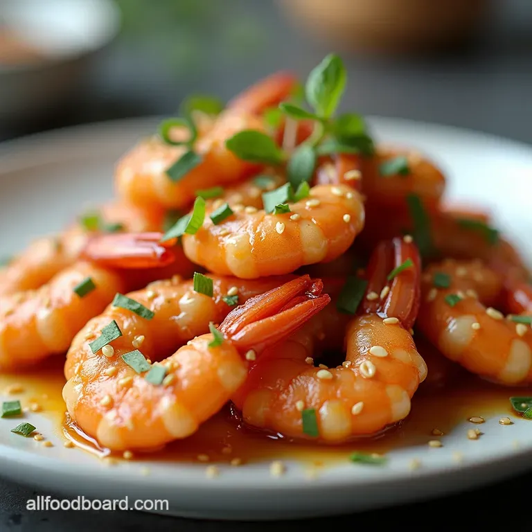 Foolproof Gochujang Shrimp Recipe Sweet Spicy Dinner in 25 Mins Sticky Korean Firecracker Shrimp with Sesame Lime