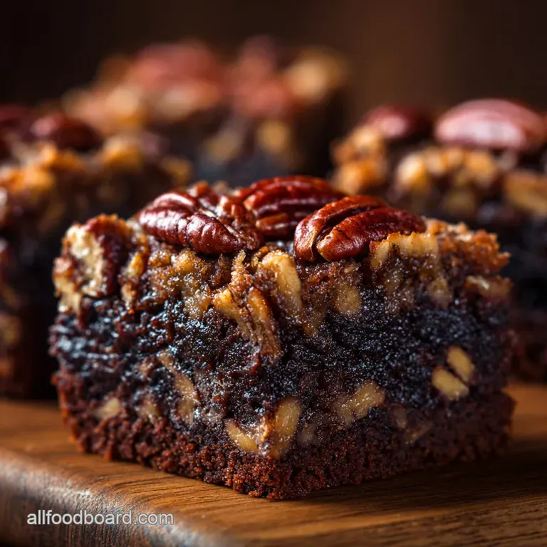 Pecan Pie Brownies: the Ultimate Sticky Toffee Dessert Mashup presentation