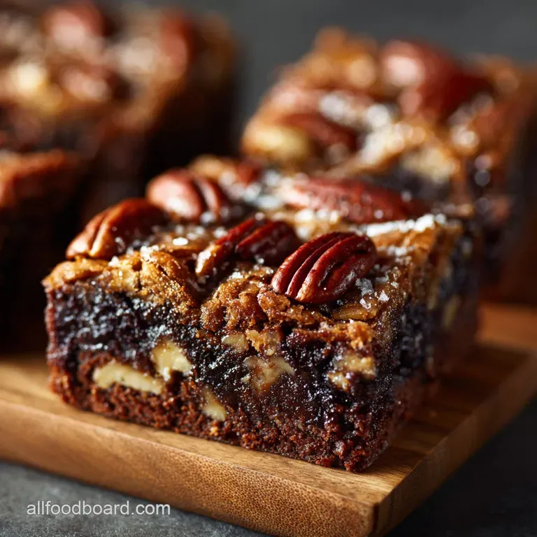 Pecan Pie Brownies: The Ultimate Sticky Toffee Dessert Mashup