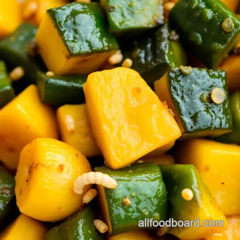Vegan Kabocha Squash Stir-Fry with Garlic and Ginger presentation