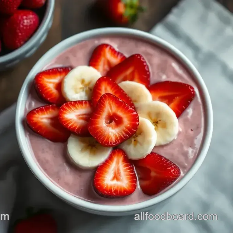 Strawberry Bliss Smoothie Bowl – Fresh and Fruity Frozen Strawberry Delight