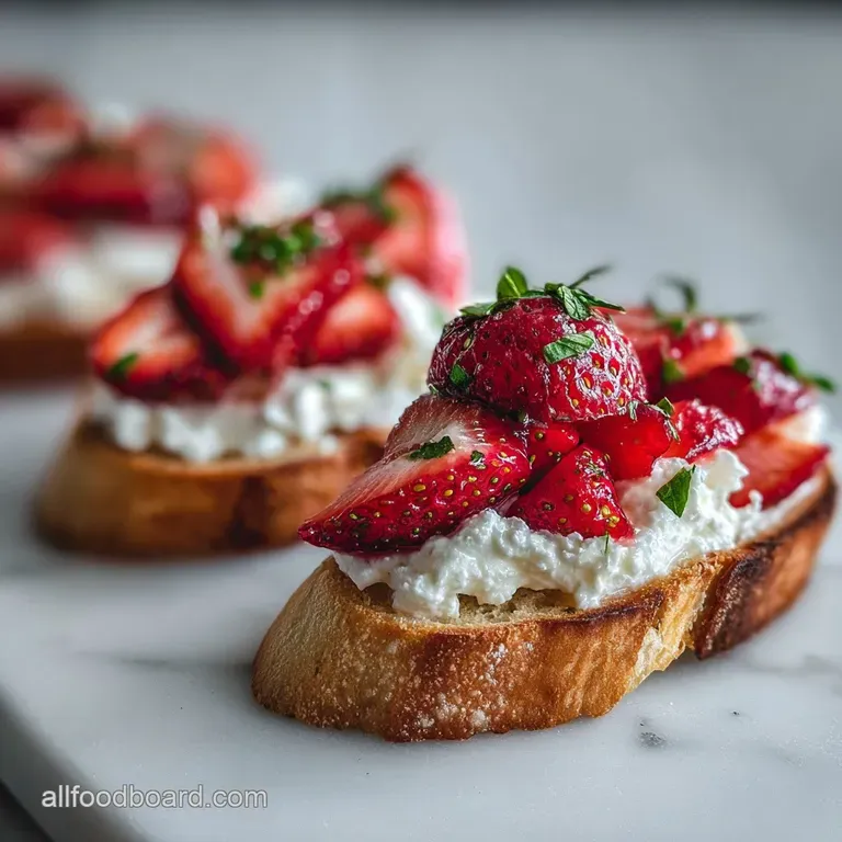 Delicious Valentines Day Finger Food Idea with Strawberry and Goat