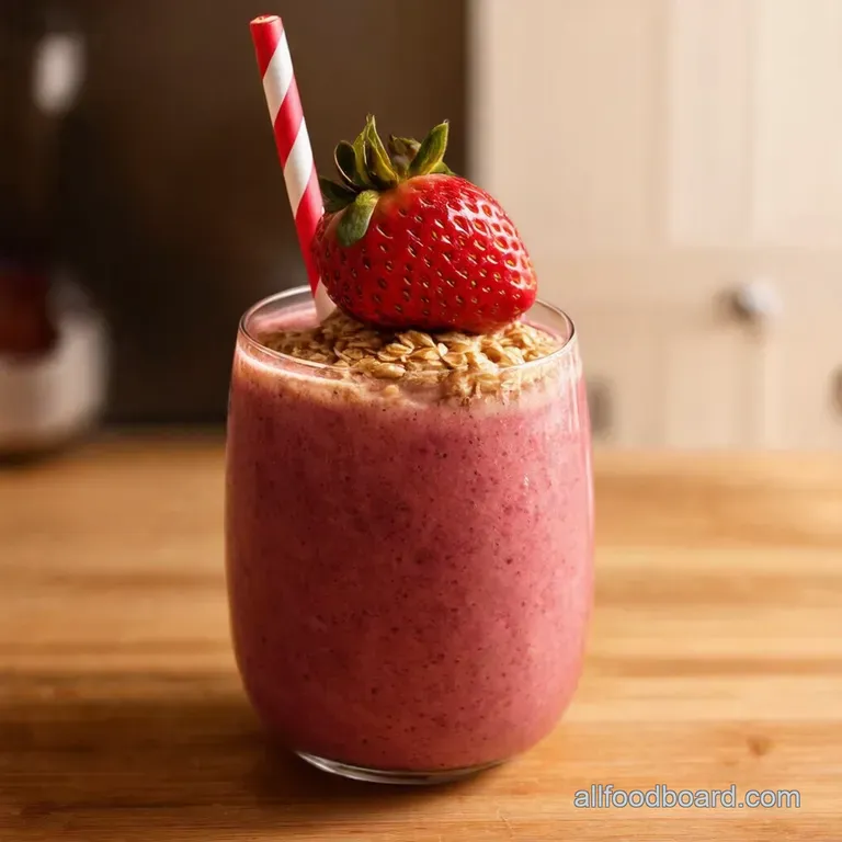 Strawberry Sunrise Smoothie Your 5Minute Breakfast Boost presentation