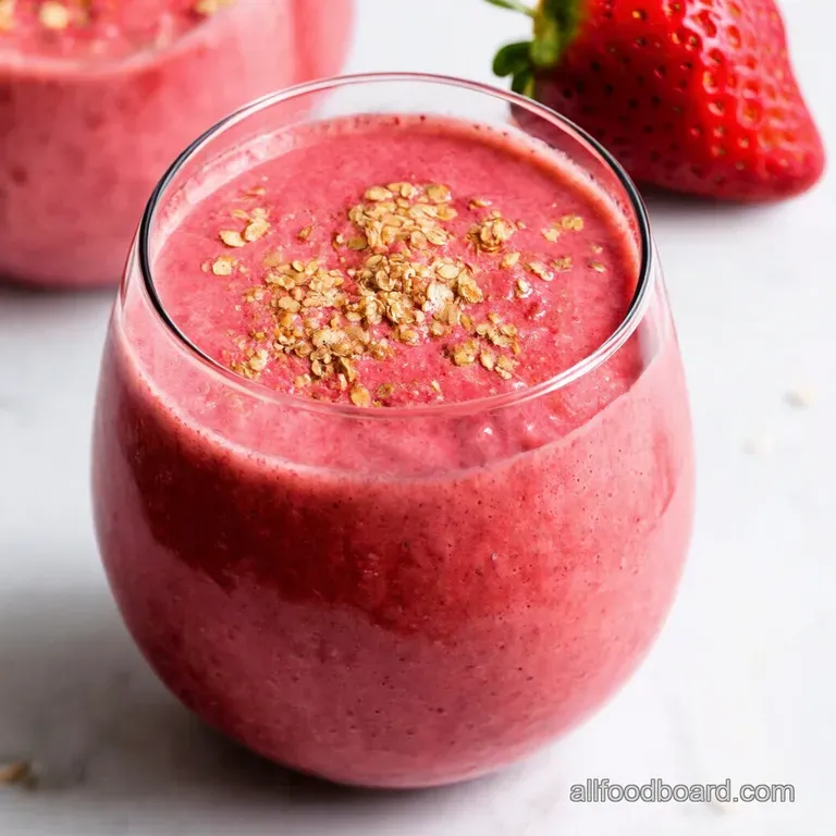 Strawberry Sunrise Smoothie Your 5Minute Breakfast Boost
