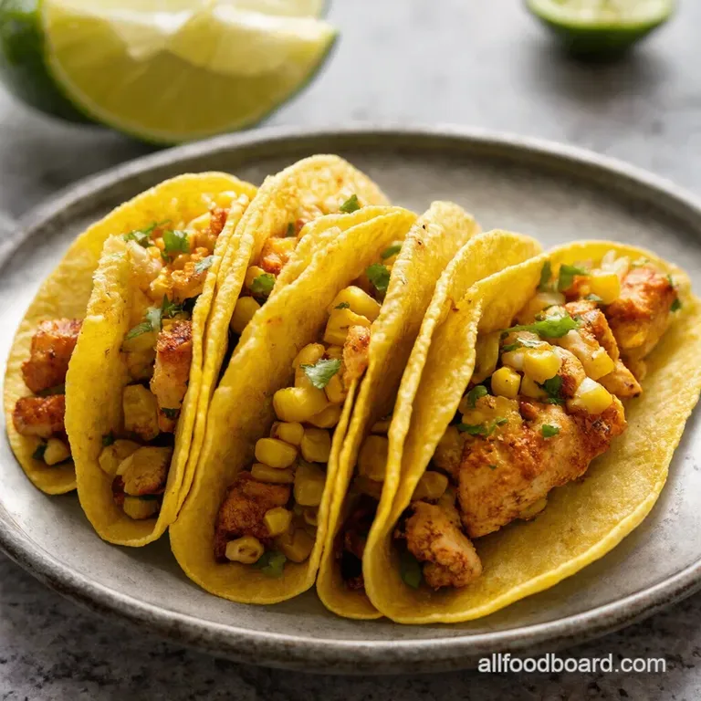 Street Corn Chicken Tacos Elote Your Way to Taco Heaven presentation