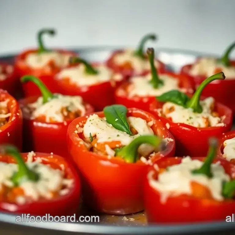 Easy & Flavorful Stuffed Cherry Peppers: A Taste of the Mediterranean