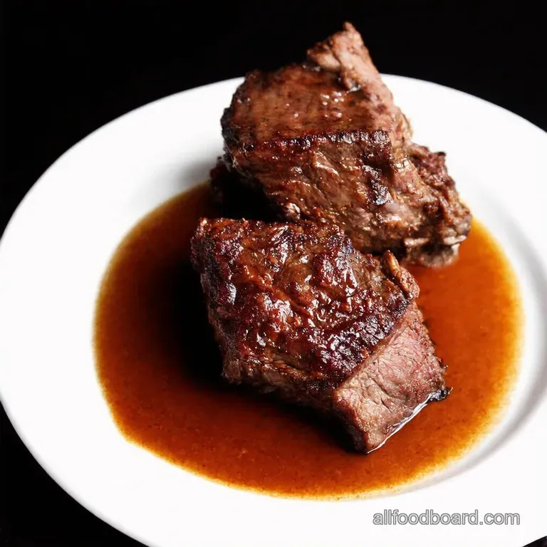 FallOffTheBone Oven baked beef short Ribs