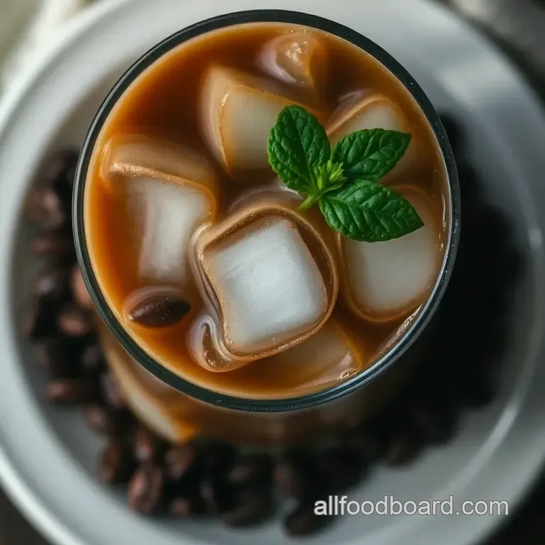 Summer Breeze Iced Coffee: Refreshing & Invigorating presentation