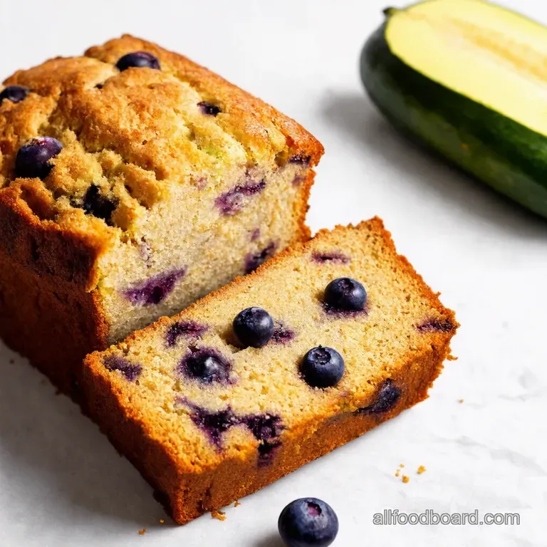Summer Sunshine Zucchini Blueberry Bread