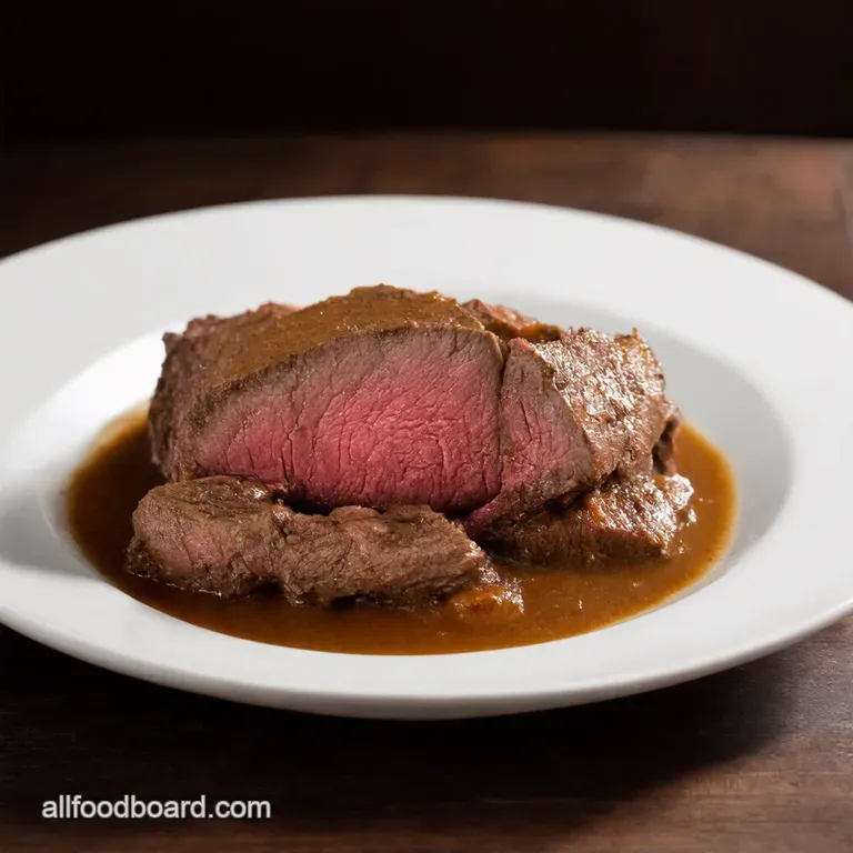 Sunday Best SlowRoasted Eye of Round with Yorkshire Pudding Gravy